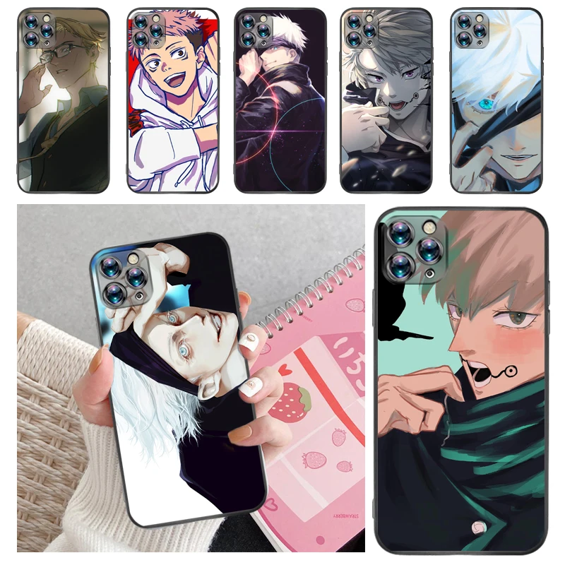 Jujutsu Kaisen Fushiguro Megumi Sukuna Yuji Itadori Satoru Gojo Phone Case For iPhone 12 Mini SE 2020 Pro MAX Coque Funda
Jujutsu Kaisen Fushiguro Megumi Sukuna Yuji Itadori Satoru Gojo Phone Case For iPhone 12 Mini SE 2020 Pro MAX Coque Funda