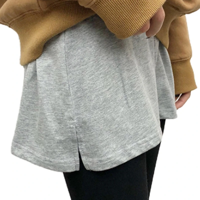 Women Layered False Fake Hem Solid Color Elastic Detachable Pleated Skirt Side Split Decorative Sweatshirt Bottom Apron
Women Layered False Fake Hem Solid Color Elastic Detachable Pleated Skirt Side Split Decorative Sweatshirt Bottom Apron
