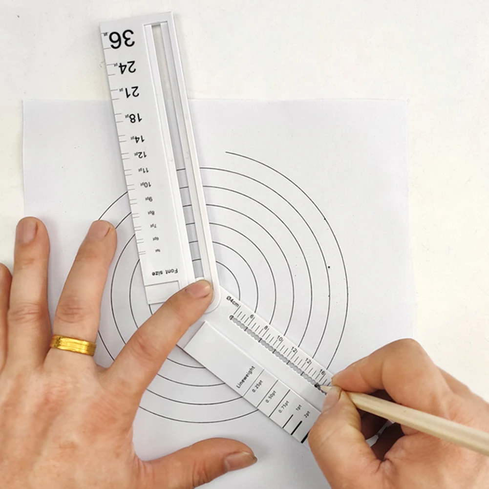 Multifunctional Folding Geometric Drawing Ruler Line Pro Circular Drawing Template Angle Measuring Drafting Tool
Multifunctional Folding Geometric Drawing Ruler Line Pro Circular Drawing Template Angle Measuring Drafting Tool