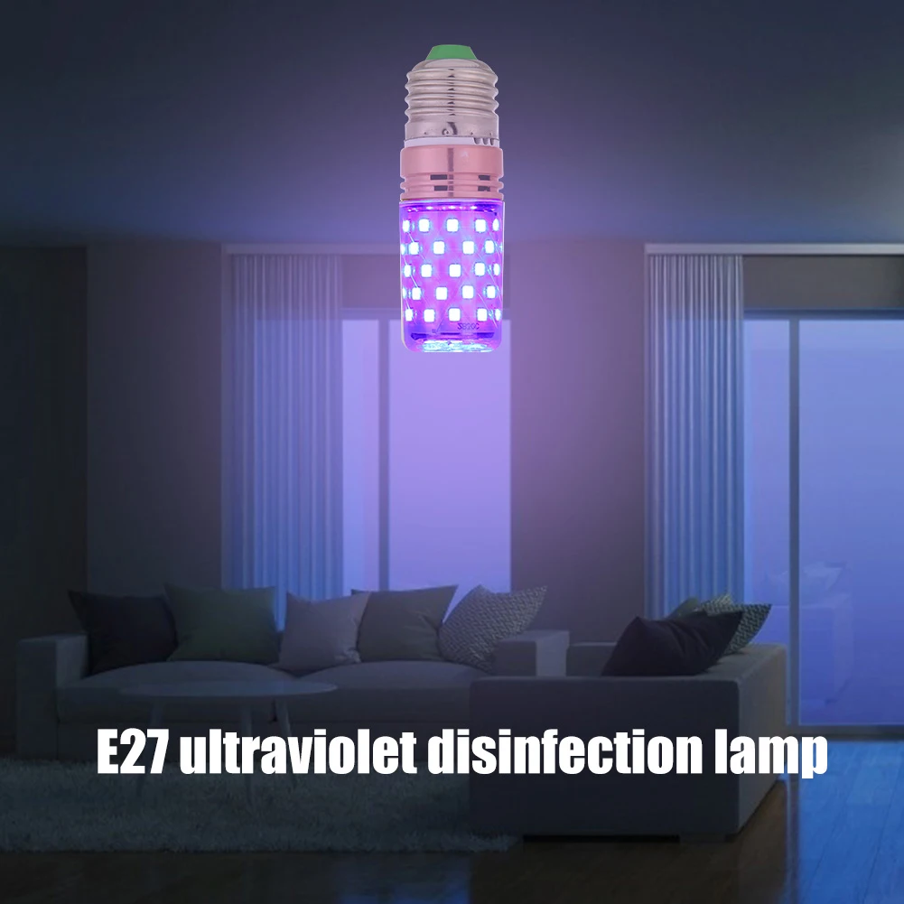 E27 60 LEDs UVC Germicidal Corn Lamp Kill Bacteria Disinfection Light Bulb Tube Ultraviolet Sterilamp Sterilizing Lights | Освещение