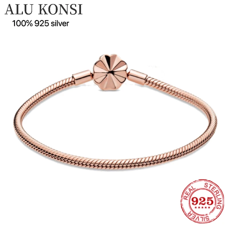 NEW Fit Original luxury 925 Sterling Silver pan bracelet love heart Snake Chain Charms Bangle For Women DIY high quality Jewelry
NEW Fit Original luxury 925 Sterling Silver pan bracelet love heart Snake Chain Charms Bangle For Women DIY high quality Jewelry