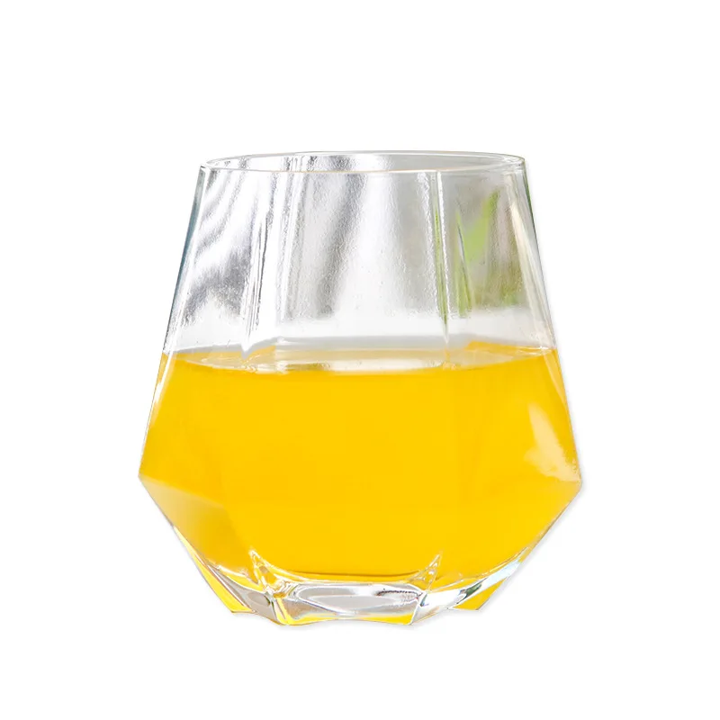Geometric Transparent Diamond Mug Golden Rim Hexagonal Crystal Glass Cup Creative Non-Slip Wear-Resistant Whiskey Bar Drinkware
Geometric Transparent Diamond Mug Golden Rim Hexagonal Crystal Glass Cup Creative Non-Slip Wear-Resistant Whiskey Bar Drinkware