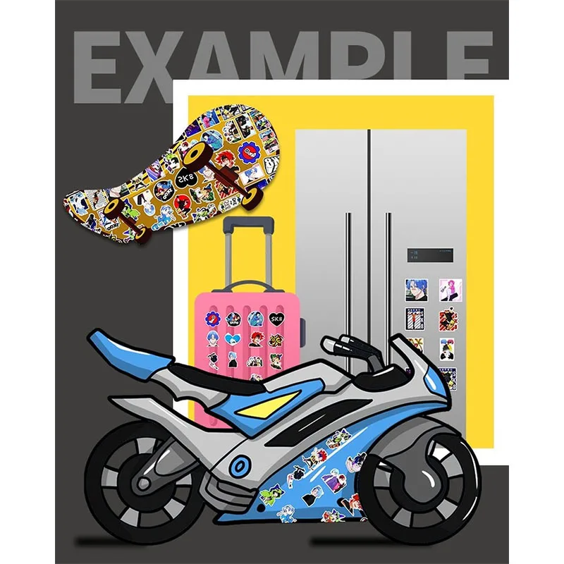 10/50PCS Anime SK8 The Infinity Cartoon Graffiti Stickers Travel Luggage Guitar Fridge Laptop DIY Kid Toy Waterproof Sticker
10/50PCS Anime SK8 The Infinity Cartoon Graffiti Stickers Travel Luggage Guitar Fridge Laptop DIY Kid Toy Waterproof Sticker