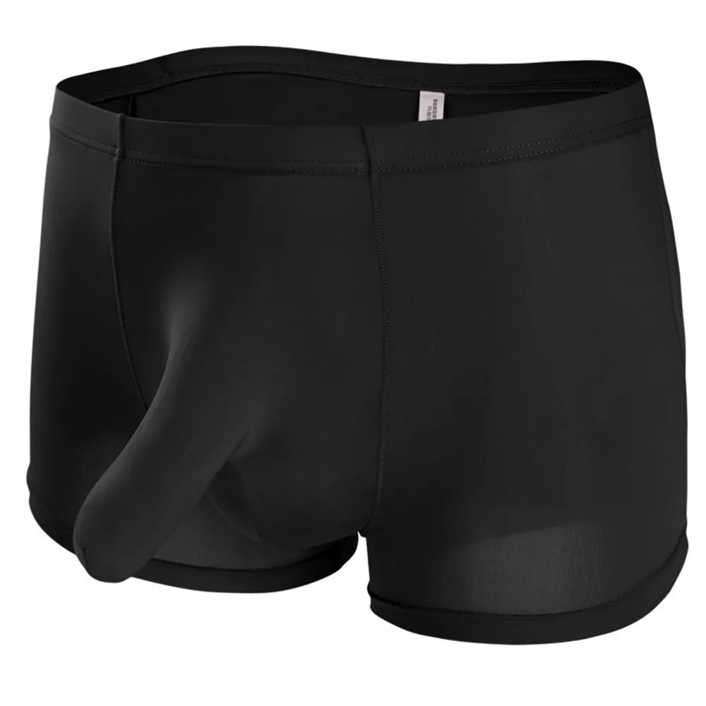 Sexy Men Fashion Breathable Ice Silk Low-Rise Boxer Brief Nose Pouch Bikini Briefs Boy Gays Underwear Sissy Lingerie Boxers Male
Sexy Men Fashion Breathable Ice Silk Low-Rise Boxer Brief Nose Pouch Bikini Briefs Boy Gays Underwear Sissy Lingerie Boxers Male