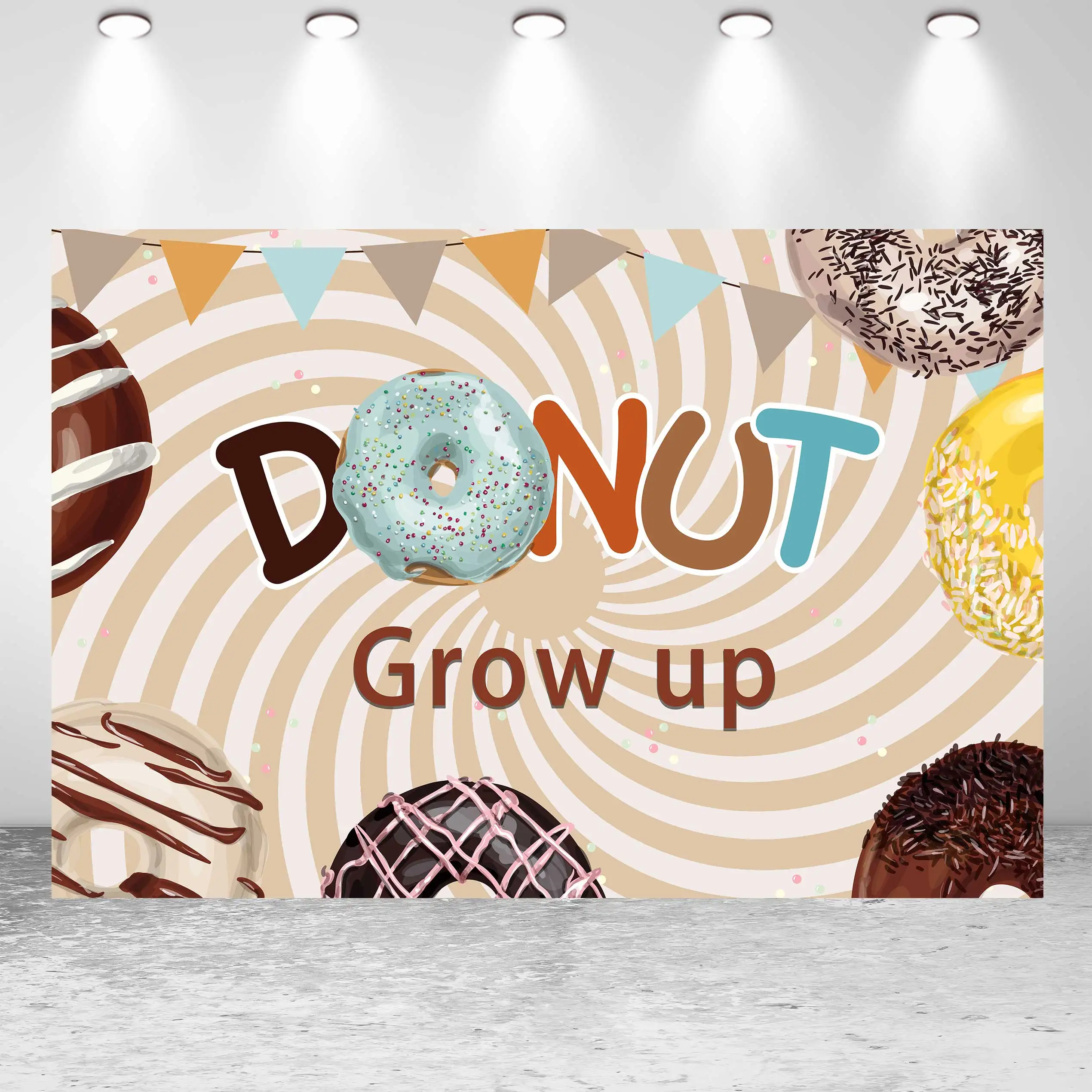 NeoBack Happy Birthday Baby Shower Sweet Colorful Donut Dessert Cream DIY Party Banner Photo Backdrop Photography Background
NeoBack Happy Birthday Baby Shower Sweet Colorful Donut Dessert Cream DIY Party Banner Photo Backdrop Photography Background
