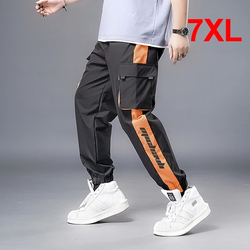 Streetwear Cargo Pants Men Fashion Orange Side Patchwork Pant Baggy Joggers 7XL Plus Size Sweatpants Fashion Trousers Male HA018
Streetwear Cargo Pants Men Fashion Orange Side Patchwork Pant Baggy Joggers 7XL Plus Size Sweatpants Fashion Trousers Male HA018