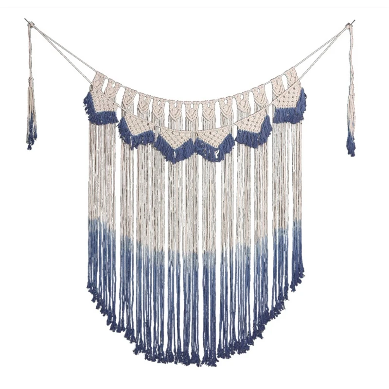 Blue Wall Hanging design Woven Tapestry macrame wall hanging Home Decor Apartment Dorm Room Decoration
Blue Wall Hanging design Woven Tapestry macrame wall hanging Home Decor Apartment Dorm Room Decoration