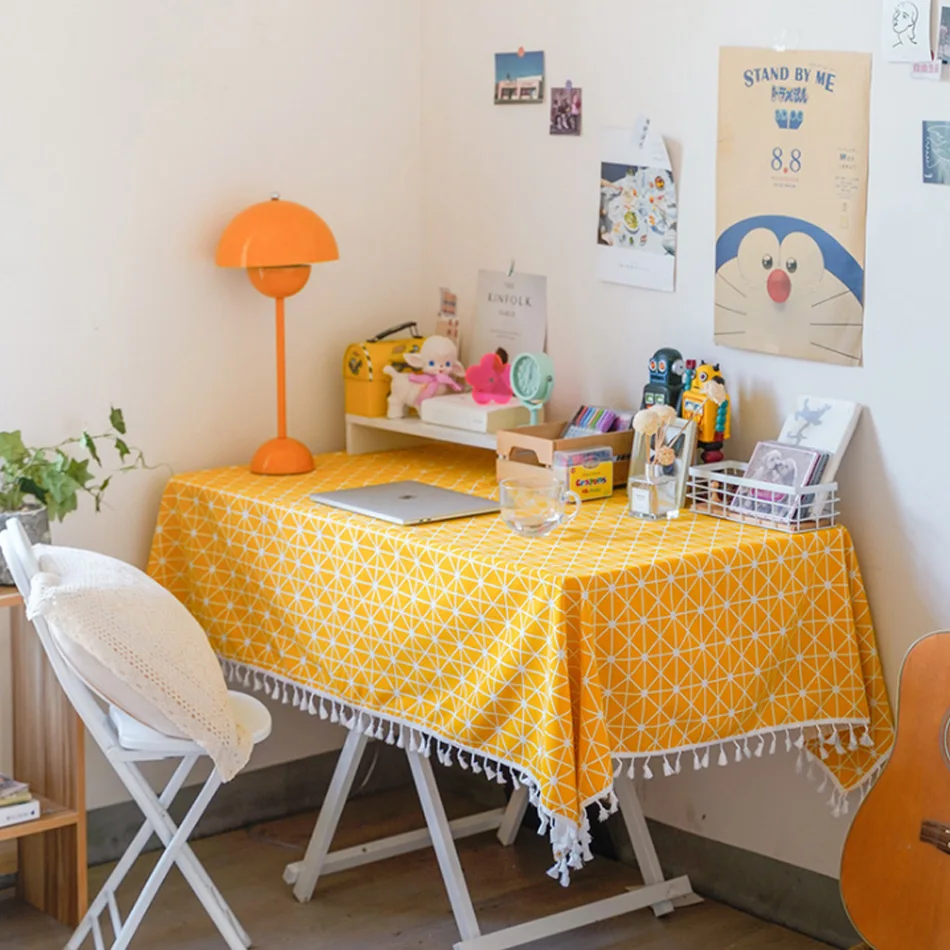 Nordic Ins Wind Cotton And Linen Tassel Dustproof Tablecloth Simple Lattice Rectangular Geometric Printing Outdoor Table Cloth
Nordic Ins Wind Cotton And Linen Tassel Dustproof Tablecloth Simple Lattice Rectangular Geometric Printing Outdoor Table Cloth