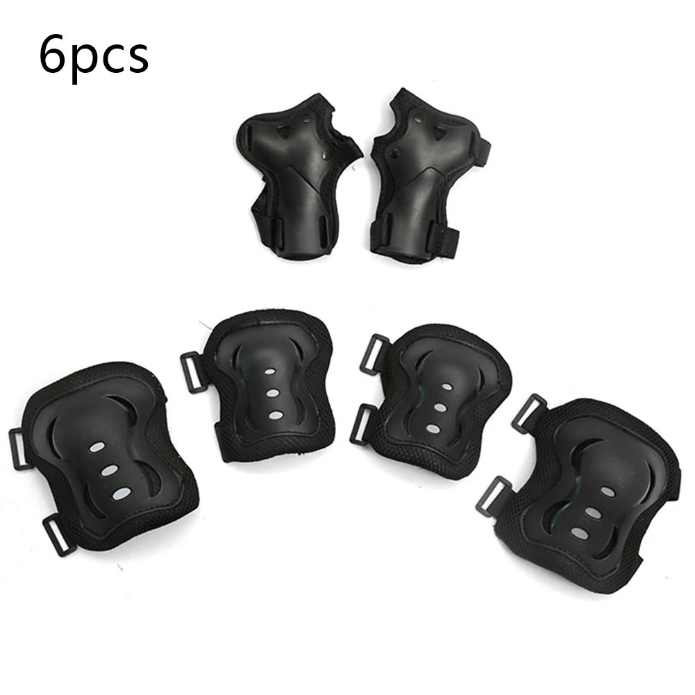6Pcs/Set Protective Gear Set Knee Pads Elbow Pad Wrist Hand Protector For Kids Adult Cycling Roller Rock Climbing Skateboard
6Pcs/Set Protective Gear Set Knee Pads Elbow Pad Wrist Hand Protector For Kids Adult Cycling Roller Rock Climbing Skateboard