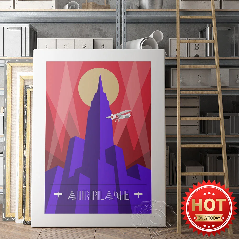 Solid Geometry Building Poster, Sun Airplane Art Prints, Boy Room Bedroom Wall Decor Mural, Red Yellow Vintage Art Wall Picture
Solid Geometry Building Poster, Sun Airplane Art Prints, Boy Room Bedroom Wall Decor Mural, Red Yellow Vintage Art Wall Picture