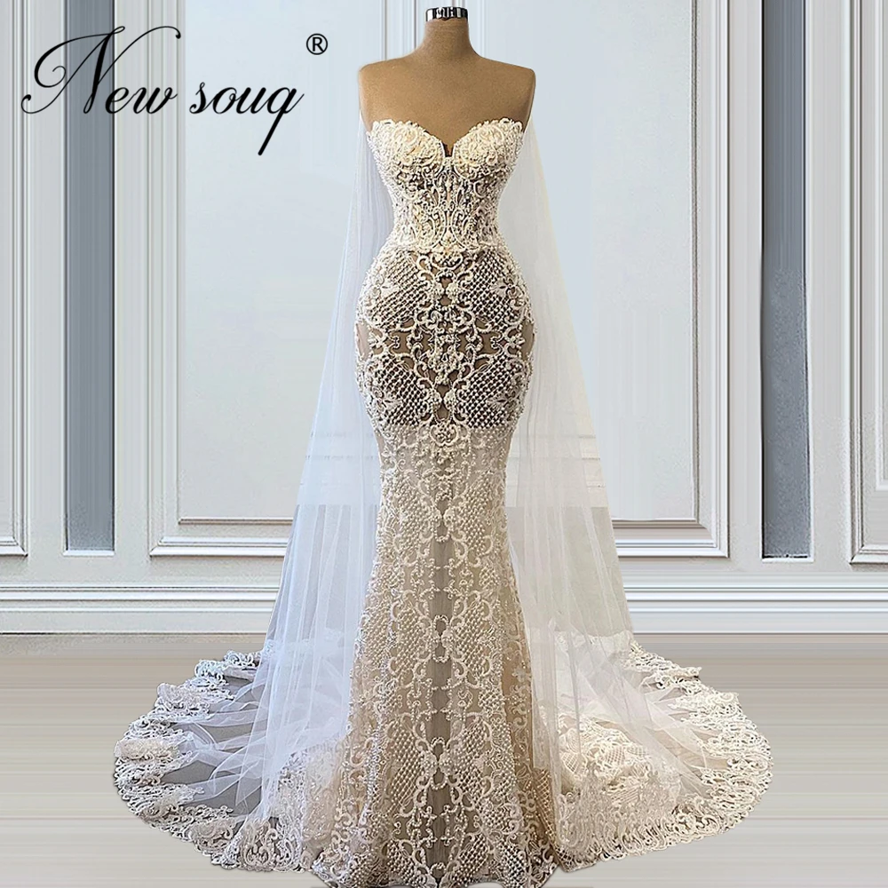 African Mermaid Prom Gown For Weddings Handmade Women Sweetheart Evening Dresses 2021 Robes Dubai See Through Celebrity Dress
African Mermaid Prom Gown For Weddings Handmade Women Sweetheart Evening Dresses 2021 Robes Dubai See Through Celebrity Dress