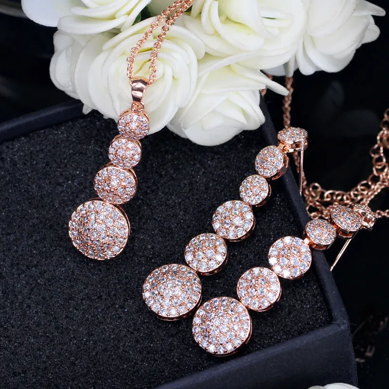 Full Paved Cubic Zirconia Circular Long Drop Earrings Pendant Necklace Jewelry Sets For Women Fashion Party Earring Jewelry 2018
Full Paved Cubic Zirconia Circular Long Drop Earrings Pendant Necklace Jewelry Sets For Women Fashion Party Earring Jewelry 2018