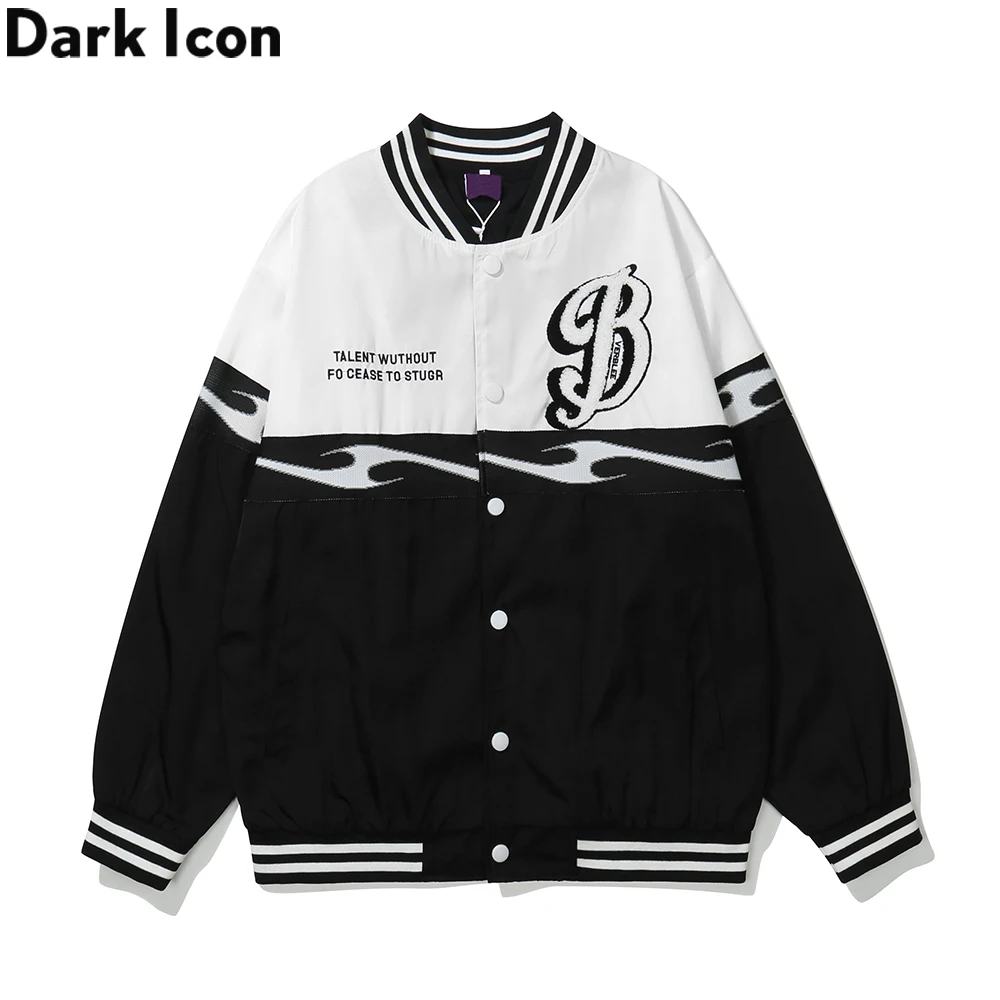 Dark Icon Letter Towel Embroidery Baseball Jackets Men Spring Street Fashion Jacket for Man 2 Colors
Dark Icon Letter Towel Embroidery Baseball Jackets Men Spring Street Fashion Jacket for Man 2 Colors