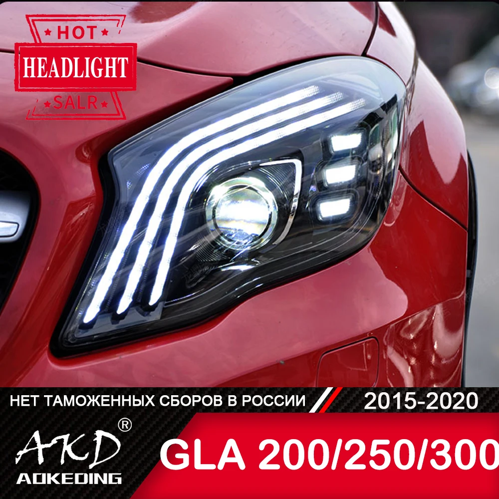 Car Styling Headlights for Benz GLA200 260 300 LED Headlight 2016-2020 Head Lamp DRL Signal Projector Lens Automotive Accessorie 
Car Styling Headlights for Benz GLA200 260 300 LED Headlight 2016-2020 Head Lamp DRL Signal Projector Lens Automotive Accessorie