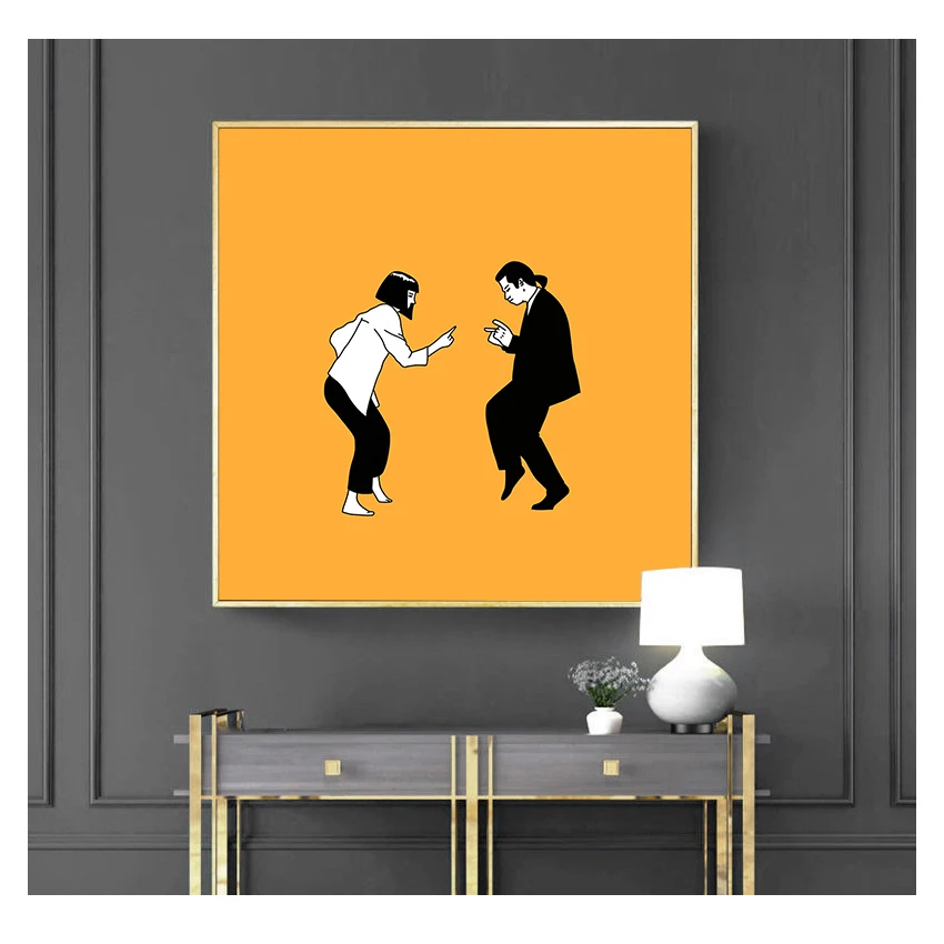 Canvas Painting Poster and Prints Wall Art Pictures for Bedroom Decor Frameless Classic Movie Pulp Fiction Poster
Canvas Painting Poster and Prints Wall Art Pictures for Bedroom Decor Frameless Classic Movie Pulp Fiction Poster