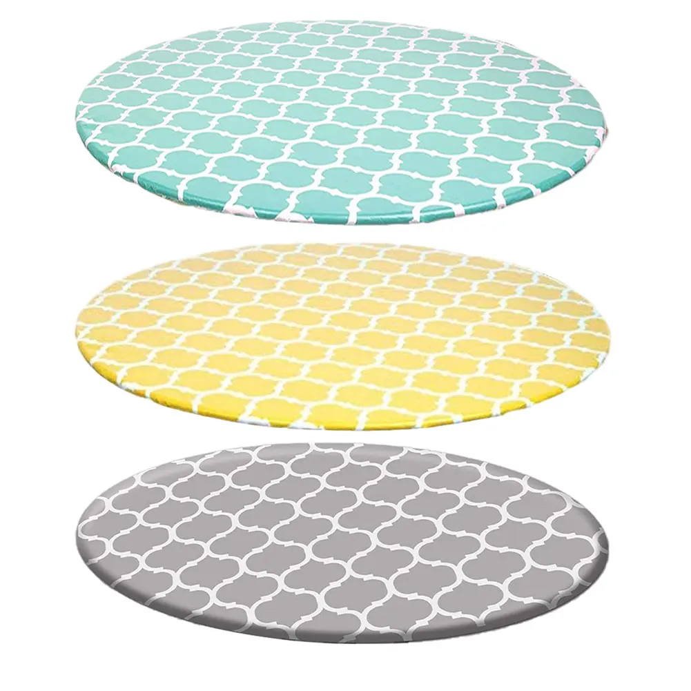 Outdoor Patio Round Fitted Vinyl Tablecloth, Flannel Backing, Elastic Edge, Waterproof Wipeable Plastic Cove Round Tablecloth
Outdoor Patio Round Fitted Vinyl Tablecloth, Flannel Backing, Elastic Edge, Waterproof Wipeable Plastic Cove Round Tablecloth