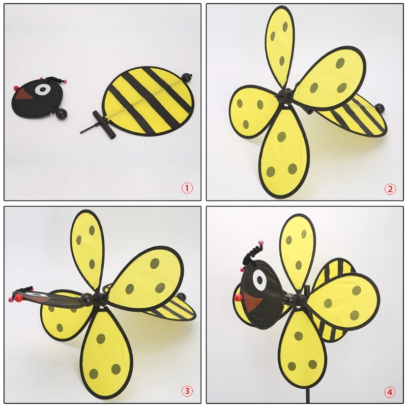 85DE Large Bee Windmill Whirligig Wind Spinner Home Yard Garden Decor Kids Child Toy
85DE Large Bee Windmill Whirligig Wind Spinner Home Yard Garden Decor Kids Child Toy