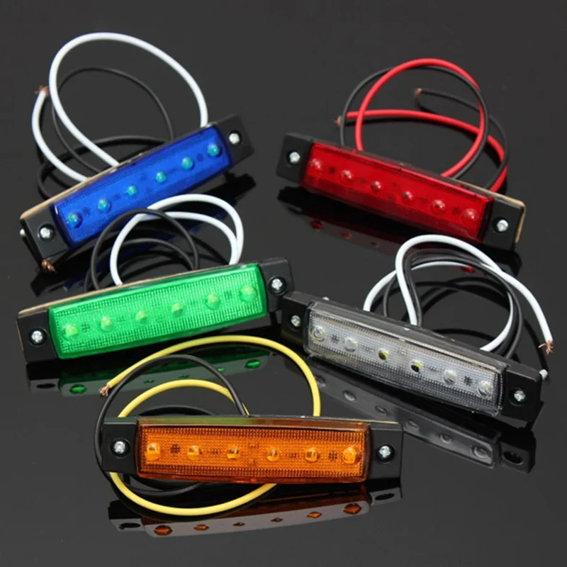 2pcs External Lights LED 24V 6 SMD LED Auto Bus Truck Lorry Side Marker Indicator Led Trailer Light Rear Side Lamp Dropshipping
2pcs External Lights LED 24V 6 SMD LED Auto Bus Truck Lorry Side Marker Indicator Led Trailer Light Rear Side Lamp Dropshipping