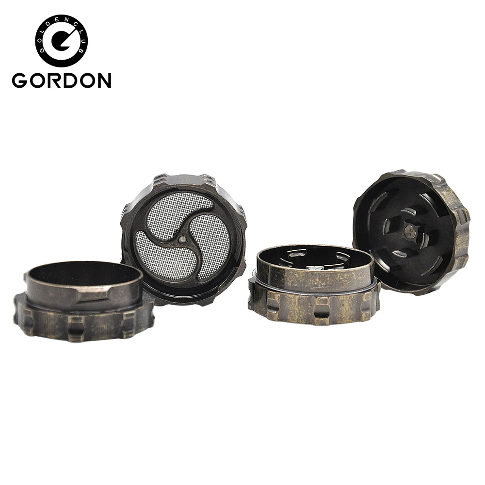 GORDON Tobacco Grinder 4 Part 45 MM Heavy Zinc Alloy Herb Grinder With Sharp Blade Teeth Gear Spice Crusher Hand Miller
GORDON Tobacco Grinder 4 Part 45 MM Heavy Zinc Alloy Herb Grinder With Sharp Blade Teeth Gear Spice Crusher Hand Miller