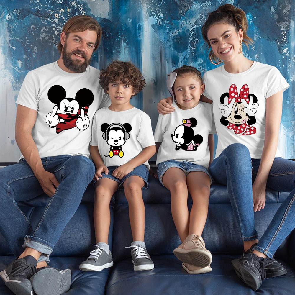 Mother Kids T Shirts Family Matching Outfits Baby Disney Mickey Mouse Printed Shirts Birthday Clothes Women Casual Home Tops
Mother Kids T Shirts Family Matching Outfits Baby Disney Mickey Mouse Printed Shirts Birthday Clothes Women Casual Home Tops