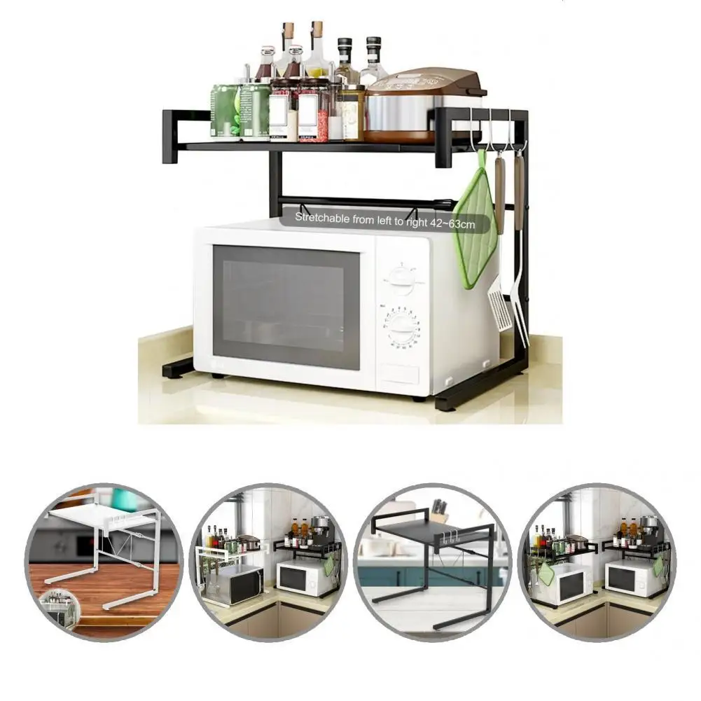 Durable 2-Tier Counter Microwave Oven Shelf Multipurpose Microwave Rack Shelf Heat Resistant for Toaster Utensils Dish
Durable 2-Tier Counter Microwave Oven Shelf Multipurpose Microwave Rack Shelf Heat Resistant for Toaster Utensils Dish