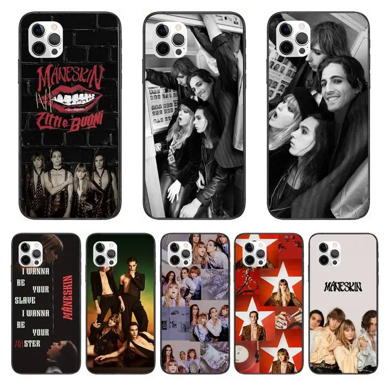 Maneskin Damiano David Phone Case For IPhone 11 12 13 Mini Pro XS Max 6 7 8 Plus 6S X XR Black Cover Shell
Maneskin Damiano David Phone Case For IPhone 11 12 13 Mini Pro XS Max 6 7 8 Plus 6S X XR Black Cover Shell