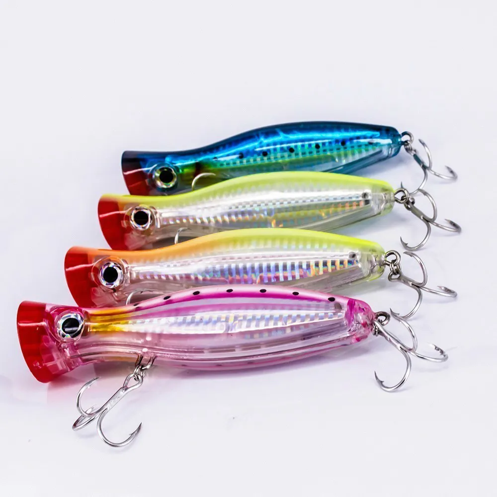 1Pcs Big Popper Fishing Lure 12Cm/43G 3D Eyes Artificial Hard Bait Treble Hook Tackle Crankbait Swimbait Fishing Tackle Lures
1Pcs Big Popper Fishing Lure 12Cm/43G 3D Eyes Artificial Hard Bait Treble Hook Tackle Crankbait Swimbait Fishing Tackle Lures