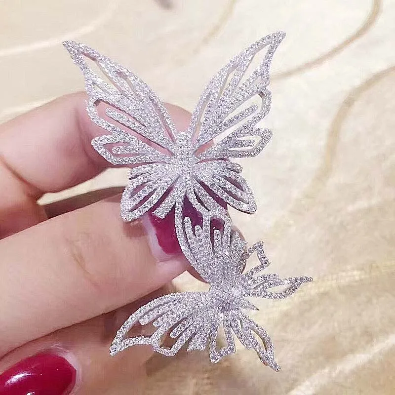 40X68MM high-end zircon butterfly brooch, gradual color pin, silk scarf buckle corsage accessories
40X68MM high-end zircon butterfly brooch, gradual color pin, silk scarf buckle corsage accessories