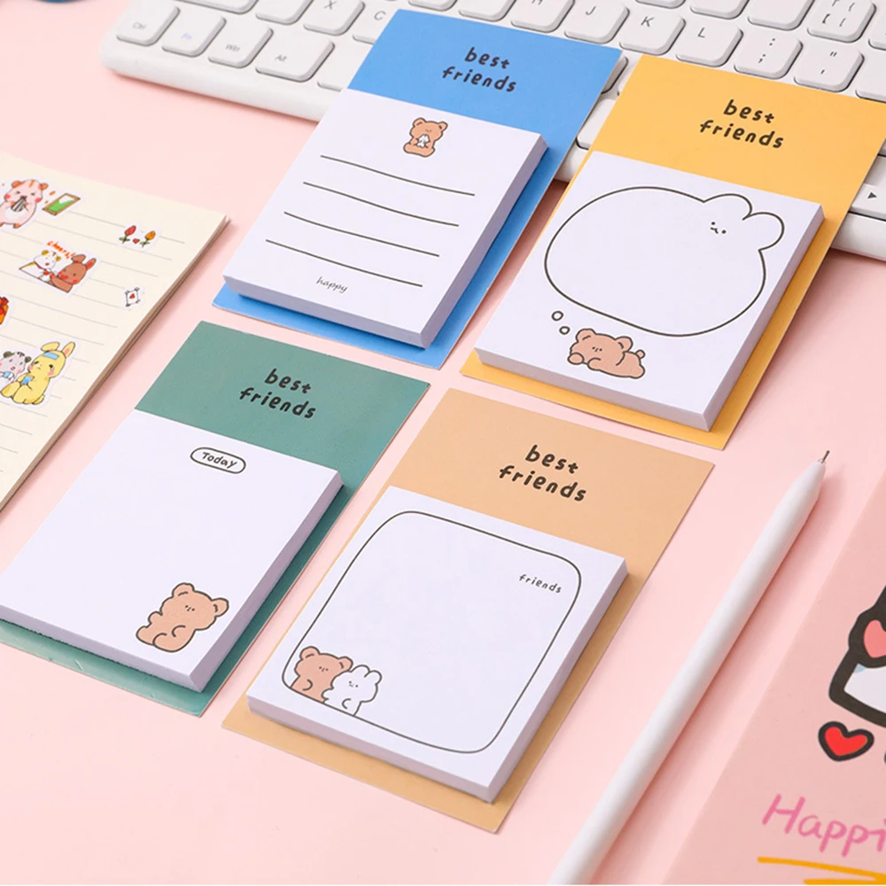 30 Sheets Cartoon Bear Planner Sticky Notes Kawaii Stationery Cute Memo Pad Notepad Office Leave Message Office Supplies
30 Sheets Cartoon Bear Planner Sticky Notes Kawaii Stationery Cute Memo Pad Notepad Office Leave Message Office Supplies