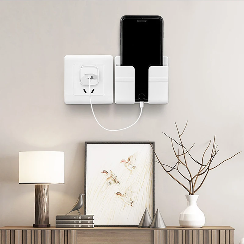 Punch-free Mobile Phone Charging Organizer Remote Control Storage Box Multifunctional Stand Rack Phone Plug Wall Cable Organizer
Punch-free Mobile Phone Charging Organizer Remote Control Storage Box Multifunctional Stand Rack Phone Plug Wall Cable Organizer