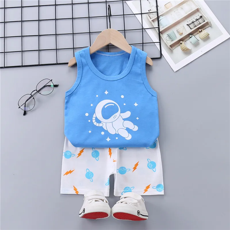 Summer Girl Clothes With Shorts Cotton Suits Children's Clothing Outfits Baby For Sleep Anime T-shirts For Boys Sports Home Wear 
Summer Girl Clothes With Shorts Cotton Suits Children's Clothing Outfits Baby For Sleep Anime T-shirts For Boys Sports Home Wear
