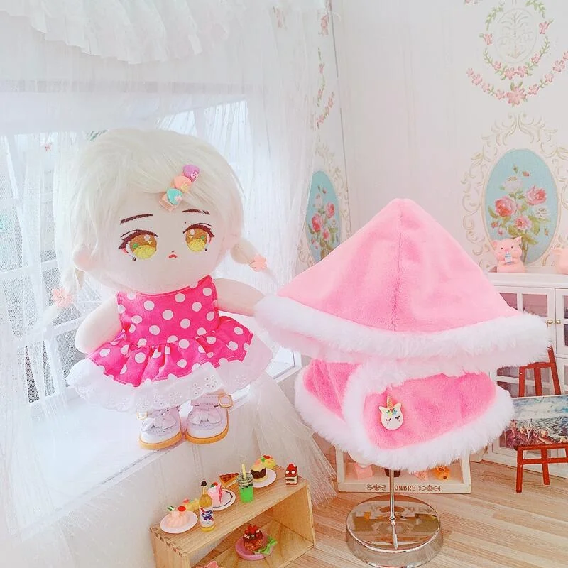 Unicorn Shawl Skirt Set 20cm Baby Clothes Star Cotton Doll Dress Up Plush Doll Clothes Girls Gift
Unicorn Shawl Skirt Set 20cm Baby Clothes Star Cotton Doll Dress Up Plush Doll Clothes Girls Gift