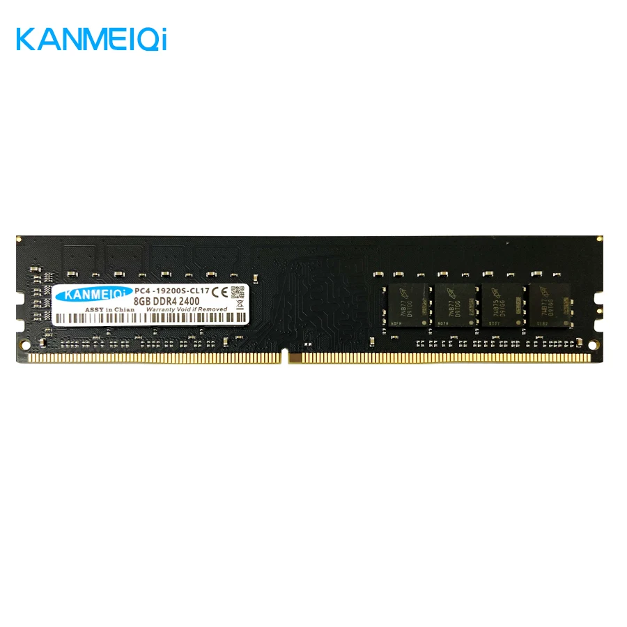 KANMEIQi DDR4 16 Гб 2133/2400/2666 памяти Оперативная память Memoria модуль настольных