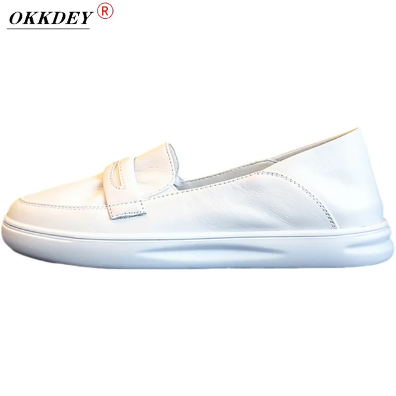 Shallow Mouth White Shoes Women's Shoes Spring and Summer Thin Section 2021 New Leather Shoes Casual One-pedal Flat Shoes
Shallow Mouth White Shoes Women's Shoes Spring and Summer Thin Section 2021 New Leather Shoes Casual One-pedal Flat Shoes