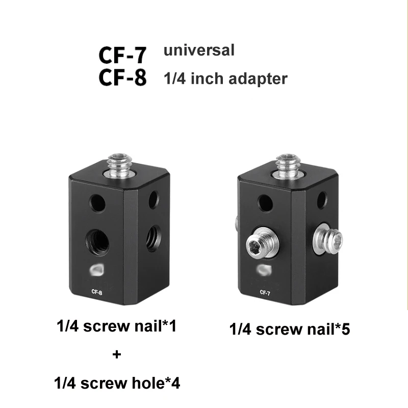 mini 1\4 Positioning Hole Microphone Small light 1\4" Nail Arm Mount Adapters 5 Interface Tripod 360 adapter Flashlight
mini 1\4 Positioning Hole Microphone Small light 1\4" Nail Arm Mount Adapters 5 Interface Tripod 360 adapter Flashlight