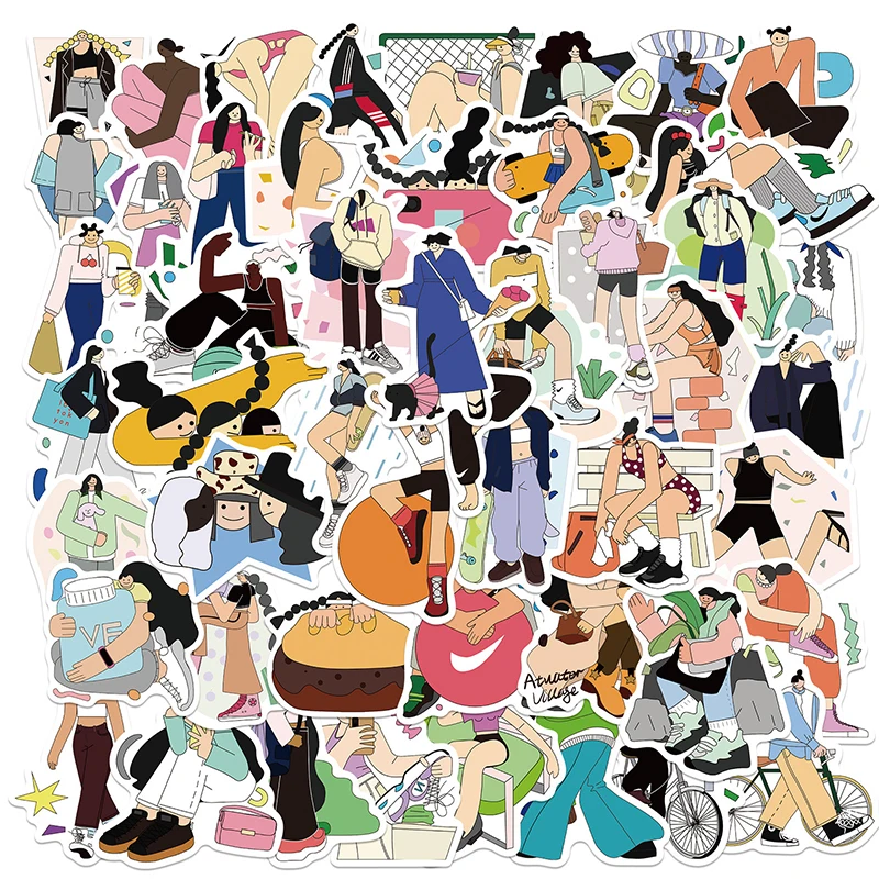 10/30/50Pcs Flat Style Girls Graffiti Waterproof Sticker Motorcycle Bicycle Helmet Motor Laptop Joke Kid Classic Toy Gifts
10/30/50Pcs Flat Style Girls Graffiti Waterproof Sticker Motorcycle Bicycle Helmet Motor Laptop Joke Kid Classic Toy Gifts