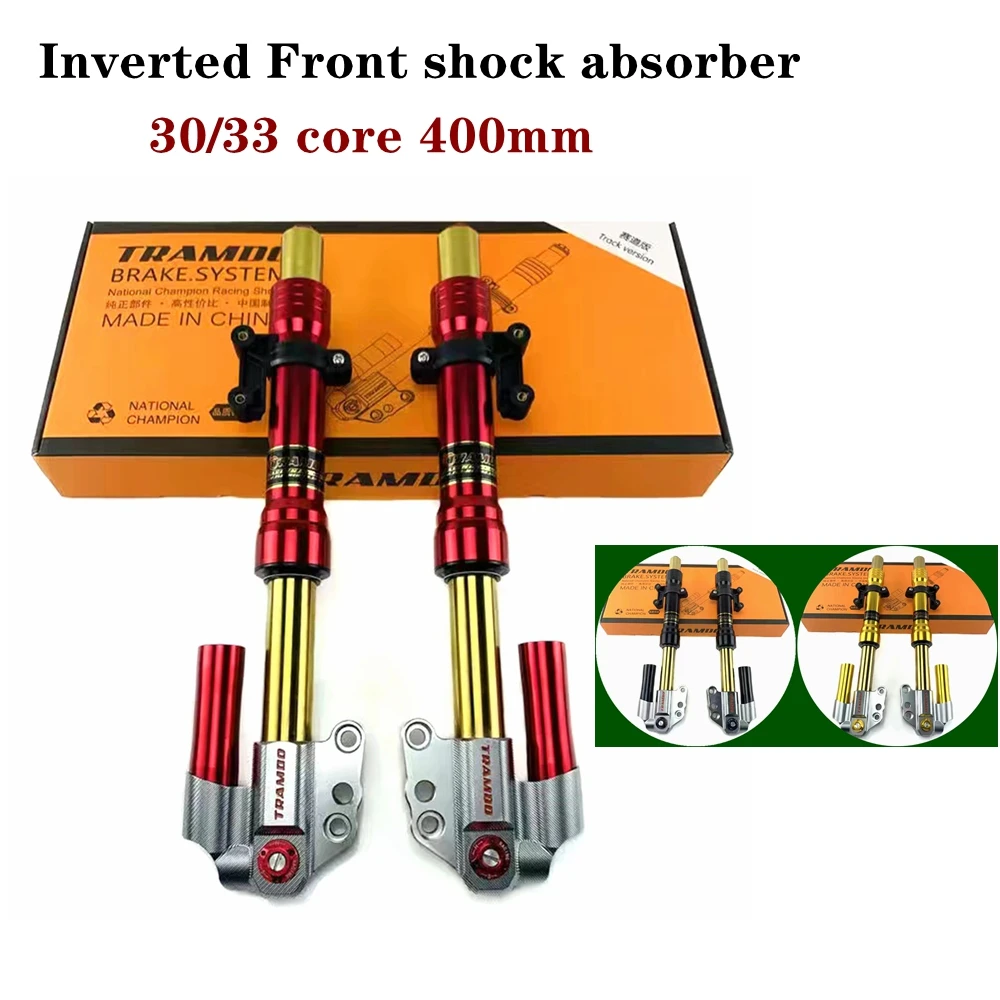 30/33mm Mount 400mm Motorcycle Front Fork Inverted Front Shock Absorber Universal For Yamaha Scooter Cygnus-X BWS RSZ JOG Niu N1
30/33mm Mount 400mm Motorcycle Front Fork Inverted Front Shock Absorber Universal For Yamaha Scooter Cygnus-X BWS RSZ JOG Niu N1
