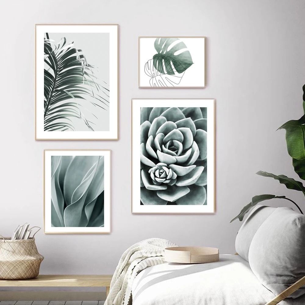 French Palm Leaf Agave Leaves Wall Art Canvas Painting Mint Green Succulent Posters and Prints Decor Picture Modern Home Decor
French Palm Leaf Agave Leaves Wall Art Canvas Painting Mint Green Succulent Posters and Prints Decor Picture Modern Home Decor