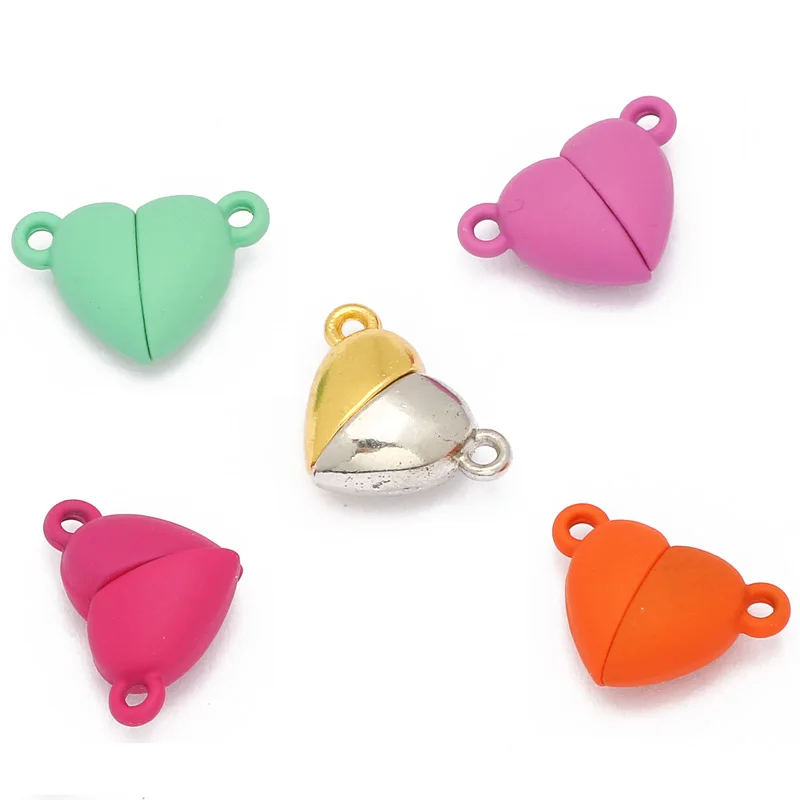 5 Sets Love Heart Shape Magnetic Connected Clasps Beads Charms End Caps For DIY Jewelry Making Couple Bracelet Necklace Supplies
5 Sets Love Heart Shape Magnetic Connected Clasps Beads Charms End Caps For DIY Jewelry Making Couple Bracelet Necklace Supplies