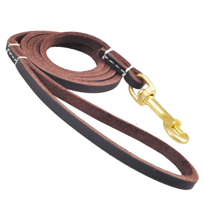 Training traction rope leather soft leather dog chain dog chain with copper buckle extended race dog rope
Training traction rope leather soft leather dog chain dog chain with copper buckle extended race dog rope