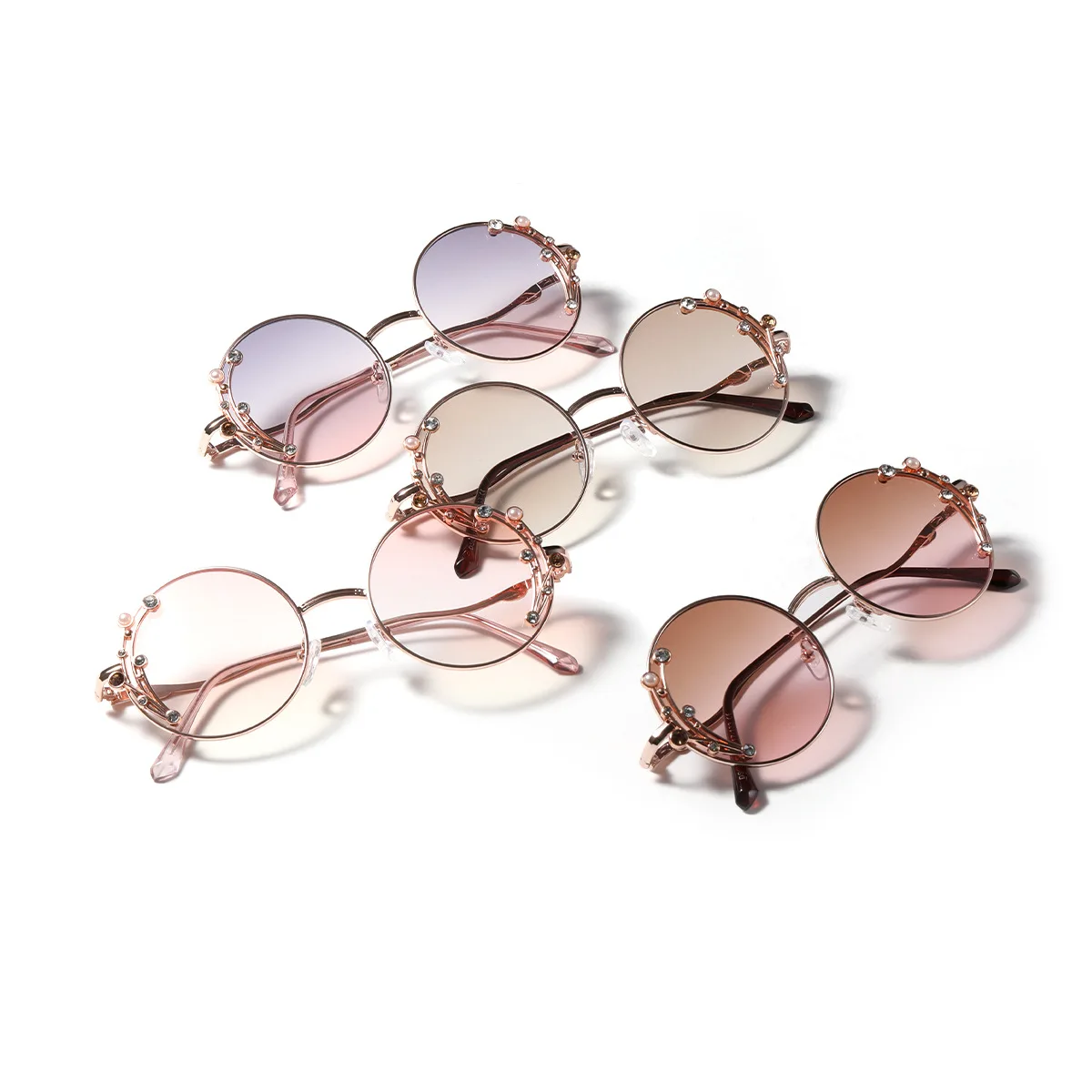 2021 Women Round Pearl Sunglasses Diamond Crystal Fashion Female Sun Glasses Retro Vintage Shades Unique UV400 Oculos Gafas
2021 Women Round Pearl Sunglasses Diamond Crystal Fashion Female Sun Glasses Retro Vintage Shades Unique UV400 Oculos Gafas