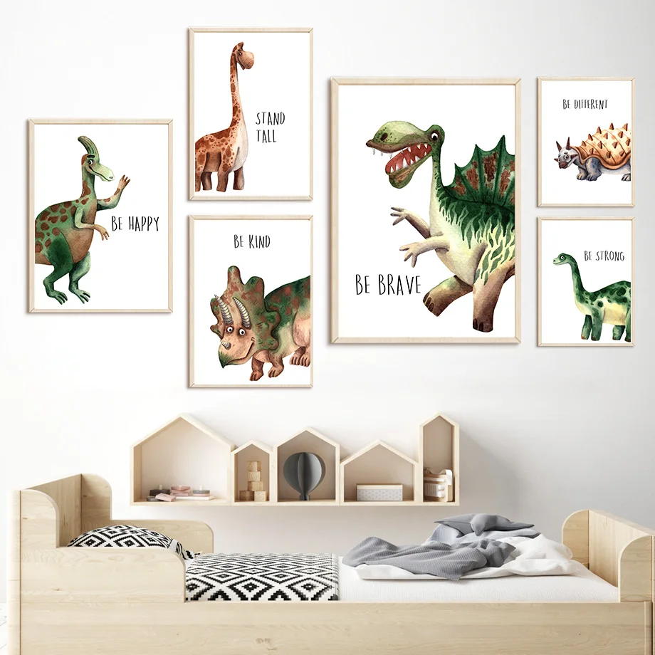 Cute Jurassic Dinosaur Wall Art Canvas Painting Nordic Posters And Prints Wall Pictures Baby Kids Kawaii Room Nursery Decoration
Cute Jurassic Dinosaur Wall Art Canvas Painting Nordic Posters And Prints Wall Pictures Baby Kids Kawaii Room Nursery Decoration