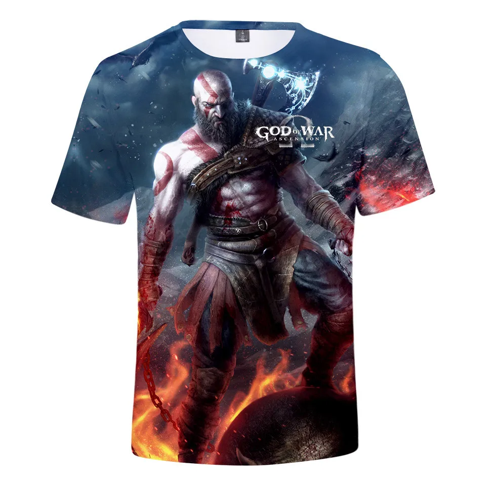 God Of War Game Fashion Cool 3D Printed T Shirt Women/Men Fashion Cacsual Popular Funny Short Sleeve Round Neck Plus Size Tops
God Of War Game Fashion Cool 3D Printed T Shirt Women/Men Fashion Cacsual Popular Funny Short Sleeve Round Neck Plus Size Tops
