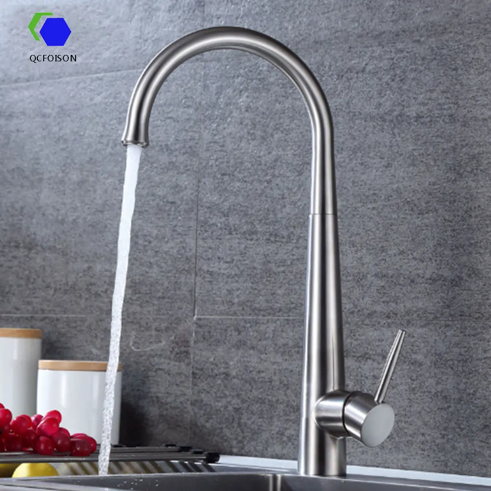 QCFOISON 304 нержавеющая сталь для волочения проволоки большое изгиб кухонного овощей вентиль бассейна горячей и холодной воды смесительный кла...
QCFOISON 304 нержавеющая сталь для волочения проволоки большое изгиб кухонного овощей вентиль бассейна горячей и холодной воды смесительный кла...