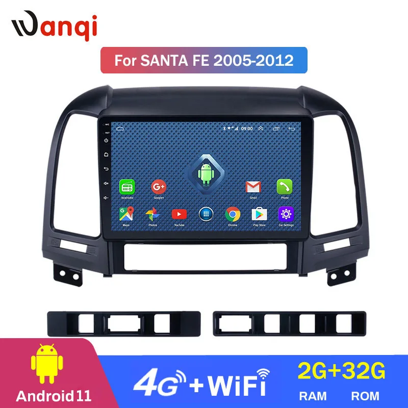 Wan qi 4G Lte All Netcom Android 11 9 inch Car Multimedia GPS Radio Stereo For Hyundai Santa Fe 2005-2012 Car Video Navigation
Wan qi 4G Lte All Netcom Android 11 9 inch Car Multimedia GPS Radio Stereo For Hyundai Santa Fe 2005-2012 Car Video Navigation