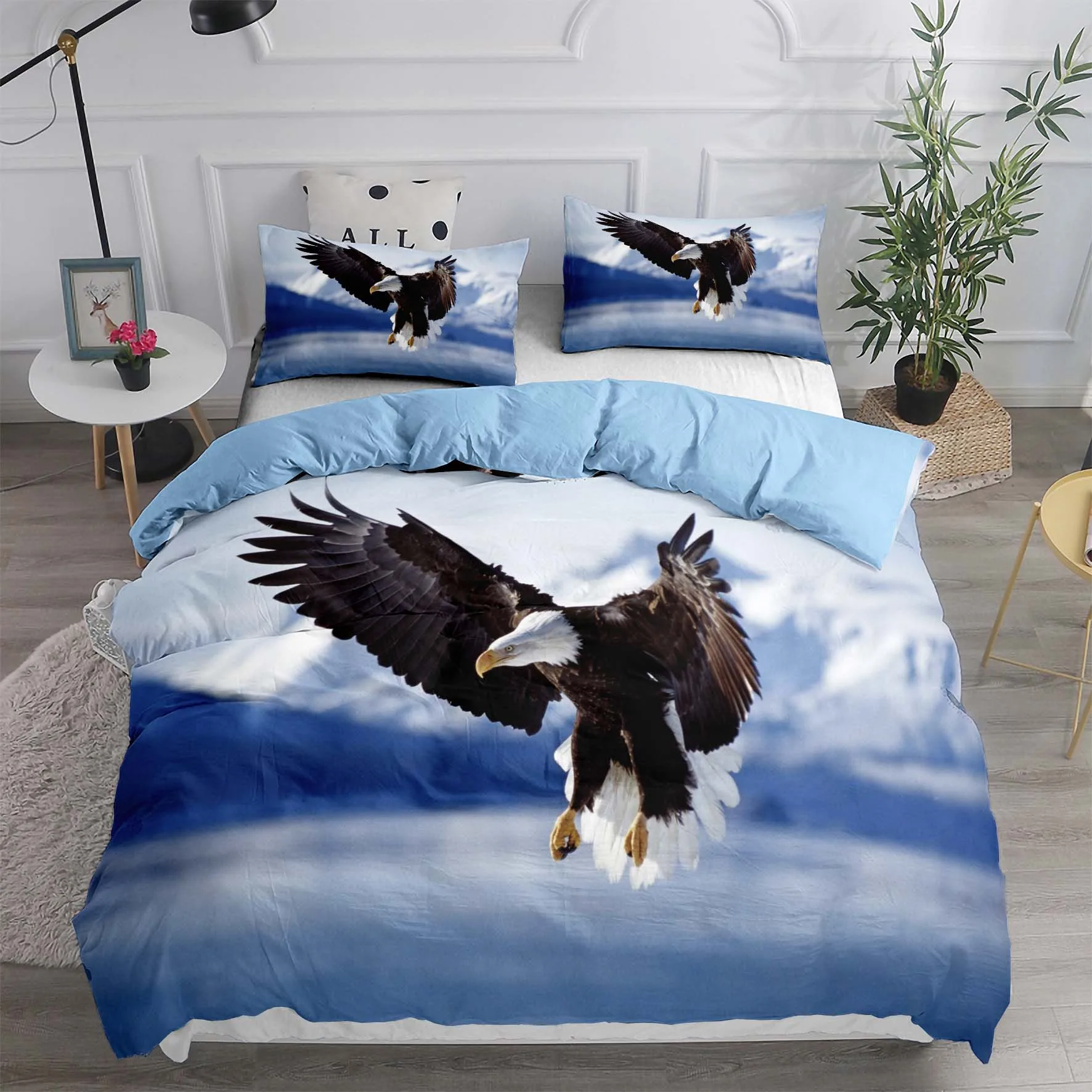 Eagle Flying On The Iceland Bedding Set 3D Printed Duvet Cover Sets Comforter Bed Linen Twin Queen King Single Size Dropshipping
Eagle Flying On The Iceland Bedding Set 3D Printed Duvet Cover Sets Comforter Bed Linen Twin Queen King Single Size Dropshipping