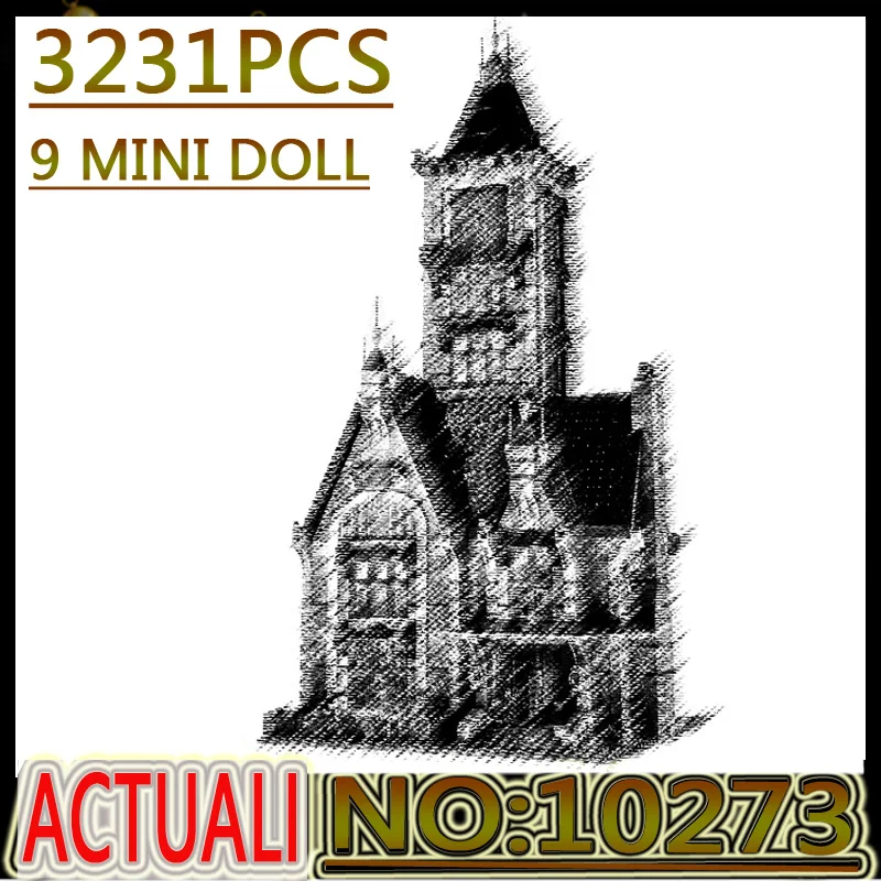 Hot 3231PCS Building Blocks Haunted House 10273 Horror Game House Innovative Bricks Toys For Kids Birthday Christmas DIY Gifts
Hot 3231PCS Building Blocks Haunted House 10273 Horror Game House Innovative Bricks Toys For Kids Birthday Christmas DIY Gifts
