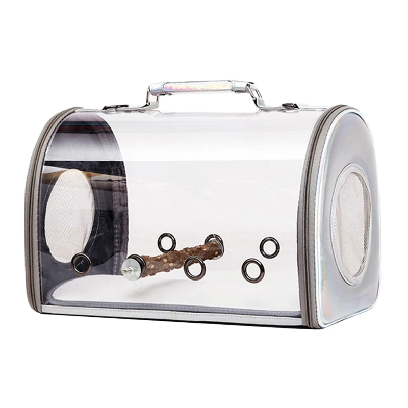 Bird Carrier with Stand Perch Portable Bird Travel Cage Breathable Parrot Transport Travel Bag Go Out Backpack for Small Animals
Bird Carrier with Stand Perch Portable Bird Travel Cage Breathable Parrot Transport Travel Bag Go Out Backpack for Small Animals