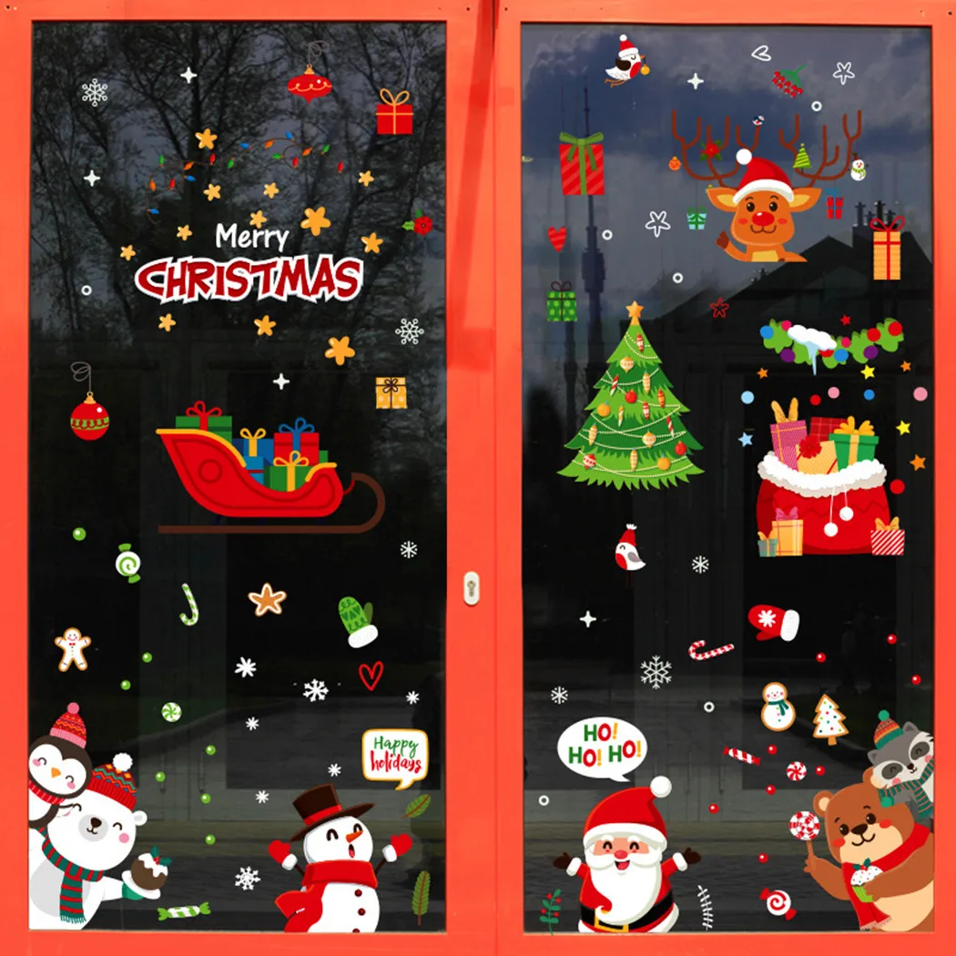 9Pcs 20x30cm Merry Christmas Wall Stickers Snowman Elk Store Decal Xmas Home Decor Merry Christmas Home Decoration Stickers
9Pcs 20x30cm Merry Christmas Wall Stickers Snowman Elk Store Decal Xmas Home Decor Merry Christmas Home Decoration Stickers