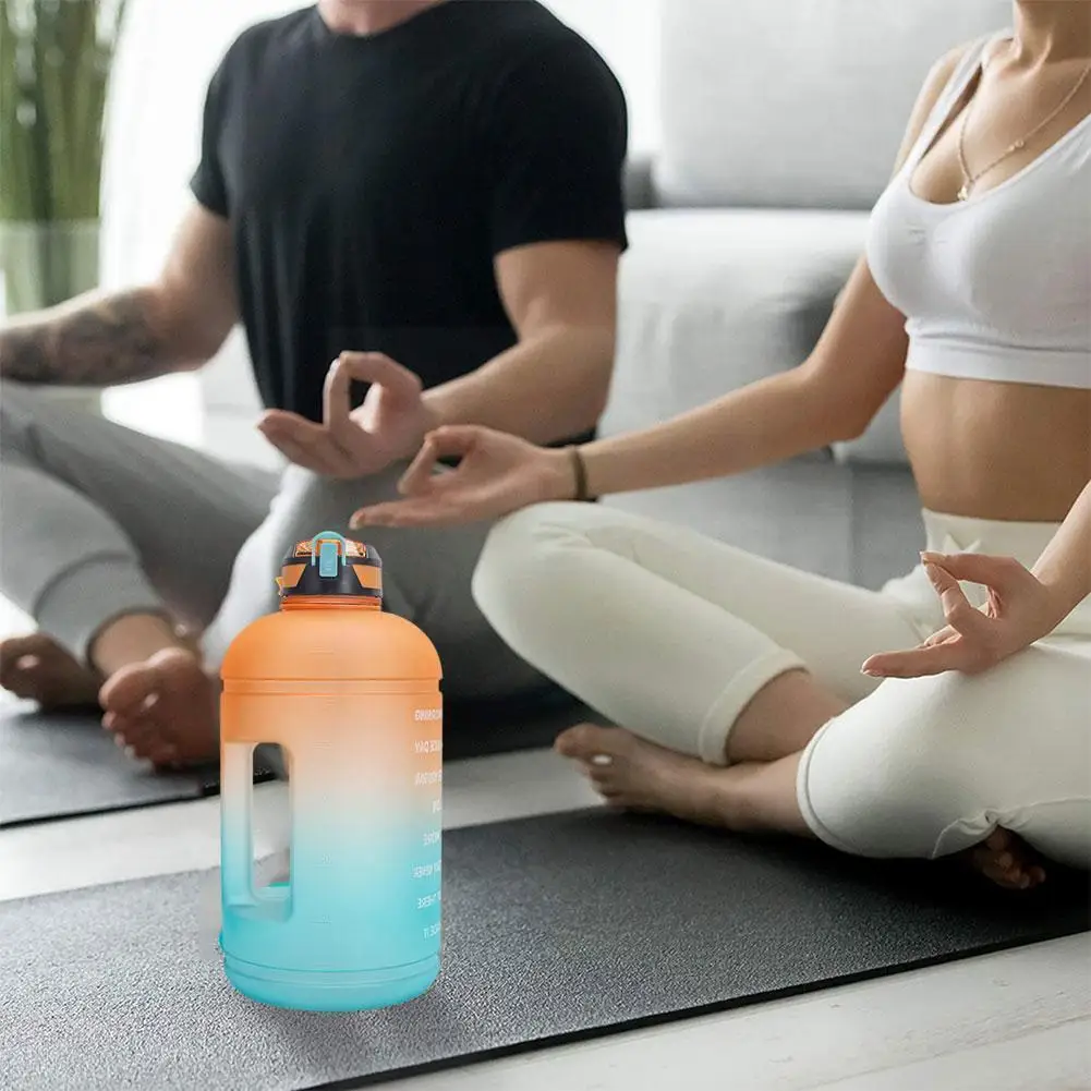 1 Gallon/128OZ Drinking Sports Water Bottle With Time Leakproof Kettle Drinkware 3.8L Fitness Motivational Marker P4F9
1 Gallon/128OZ Drinking Sports Water Bottle With Time Leakproof Kettle Drinkware 3.8L Fitness Motivational Marker P4F9